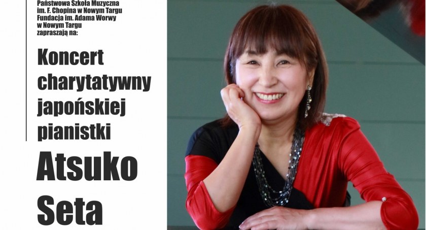 Koncert charytatywny japońskiej pianistki Atsuko Seta
