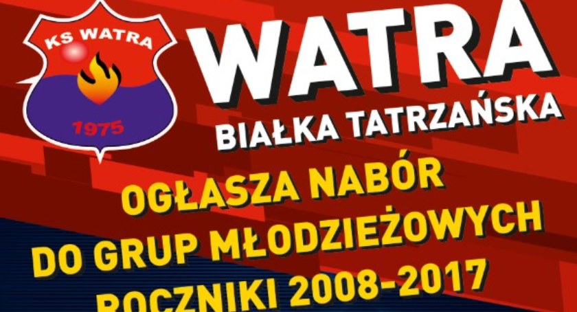 Klub Watra Białka Tatrzańska zaprasza młodych piłkarzy