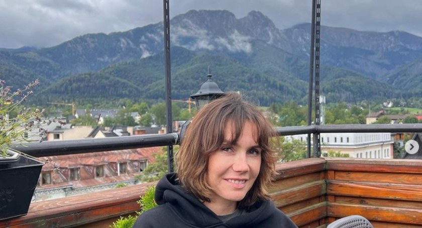 Olga Bołądź wypoczywa w Zakopanem i podziwia Tatry