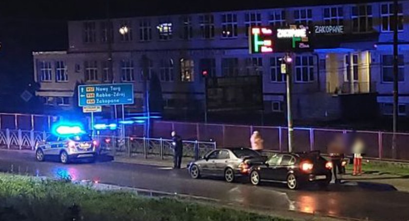 Jeden z uczestników kolizji w Czarnym Dunajcu był pod wpływem alkoholu