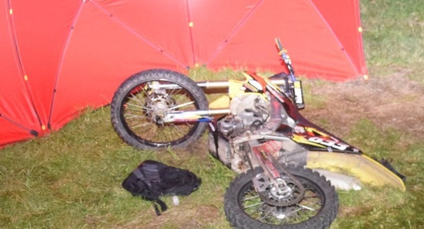 Policja ustaliła przyczyny śmiertelnego wypadku 15-letniego motocyklisty