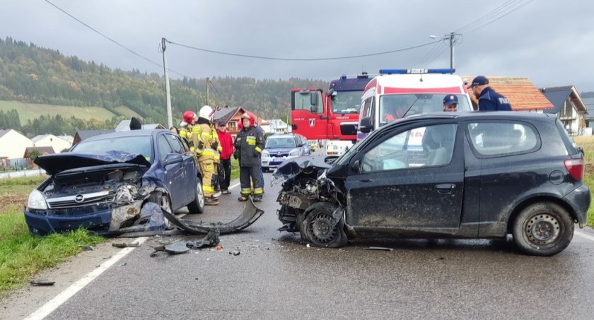Czołówka w Niedzicy - jeden z kierowców pod wpływem 
