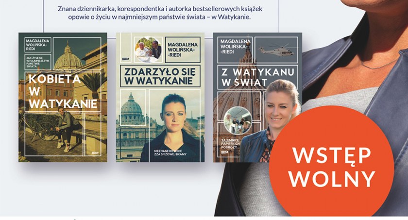 Spotkanie autorskie z Magdaleną Wolińską-Riedi