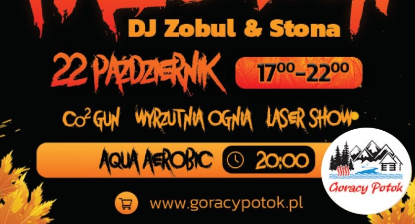 Już 22 października Gorący Potok wraz z DJ ZOBUL & STONA zaprasza na Upiorny  Halloweenowy wieczór!