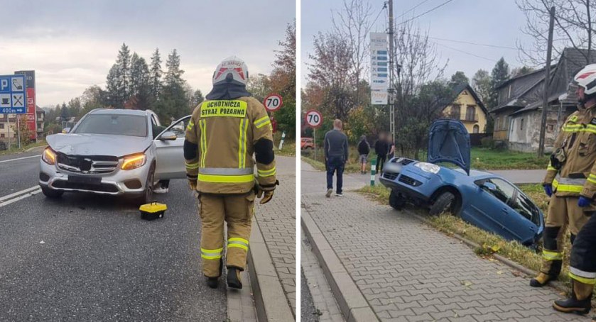 Zderzyli się na drodze pod wyciągiem