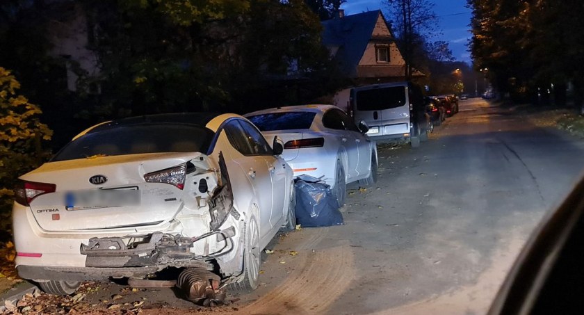 Staranował trzy auta i uciekł 