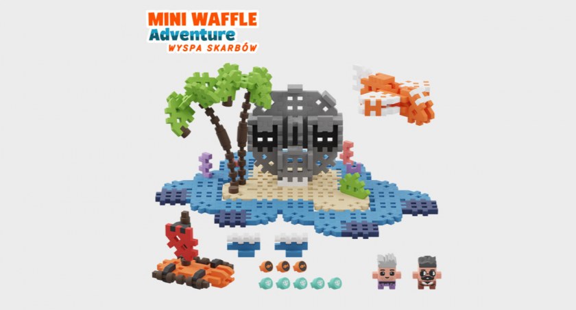 Mini Waffle Adventure Wyspa Skarbów – Twoja przygoda z klockami Marioinex