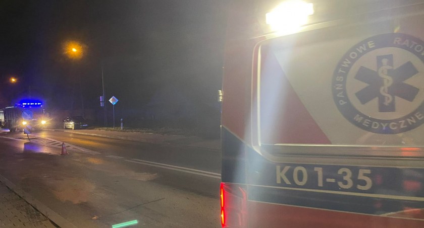 Zderzenie trzech samochodów na zakopiance