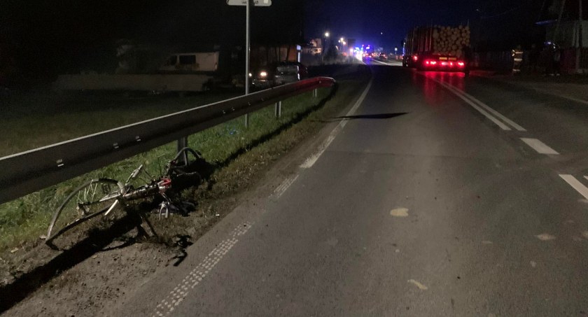 Nie żyje potrącony rowerzysta 