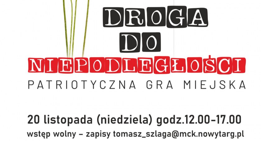 Patriotyczna gra miejsk pt. „Droga do Niepodległości”