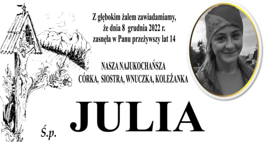Julka miała niespełna 14 lat - pogrzeb nastolatki we wtorek 