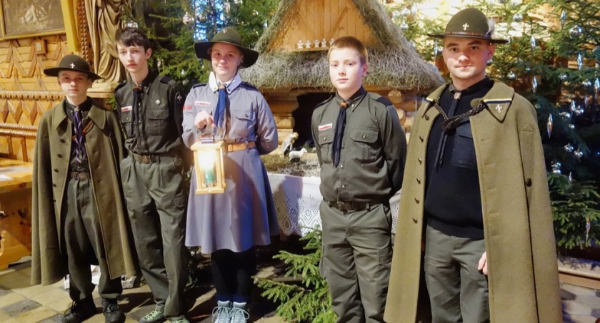 Światło Betlejemskie w Kościelisku