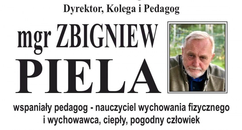 Zmarł Zbigniew Piela, wieloletni nauczyciel i dyrektor szkoły w Dursztynie
