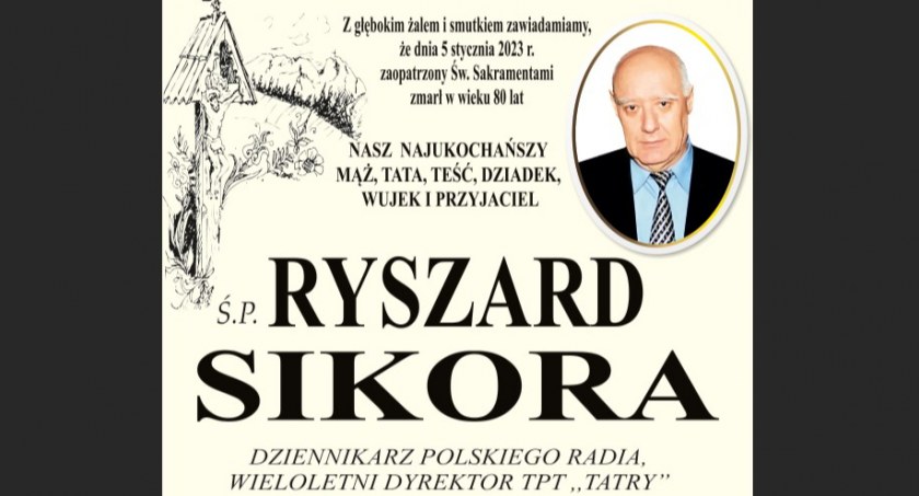 Zmarł Ryszard Sikora, dziennikarz Polskiego Radia, wieloletni dyrektor TPT 
