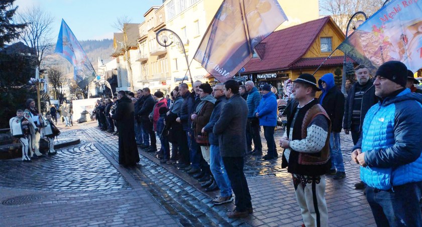 Noworoczny Męski Różaniec w Zakopanem 