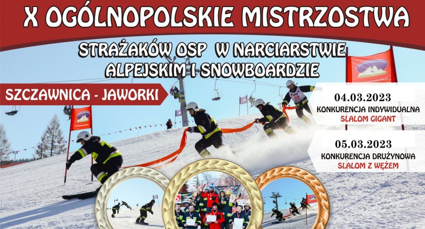 X Ogólnopolskie Mistrzostwa Strażaków OSP w Narciarstwie Alpejskim i Snowboardzie 2023 - ruszyły zapisy
