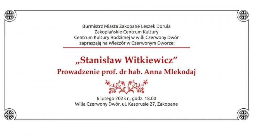 Wieczór w Czerwonym Dworze - Stanisław Witkiewicz