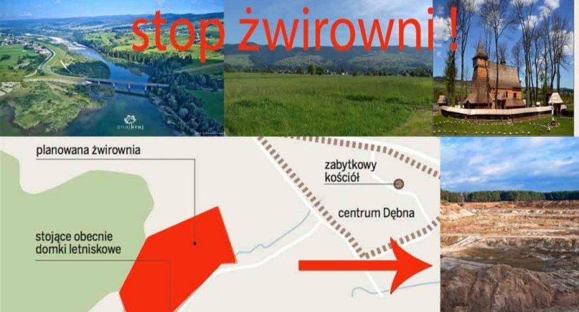 Nie chcą żwirowni w swojej miejscowości 
