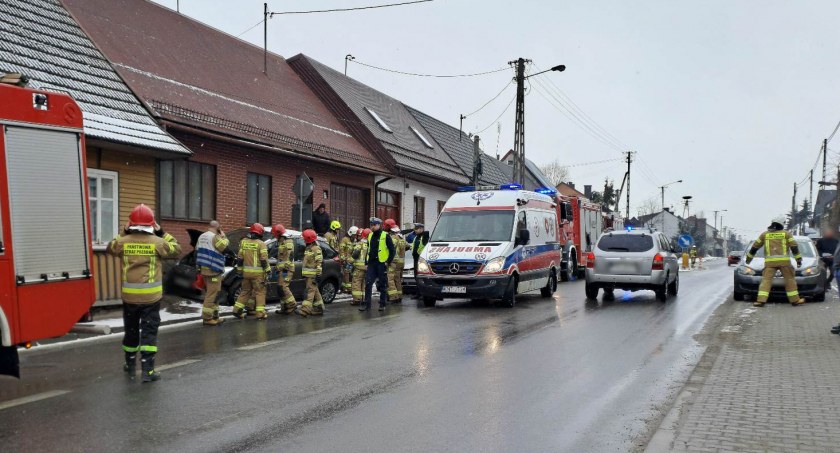 Stłuczka w Waksmundzie