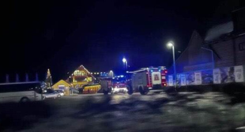 Wyczuwalny gaz na parkingu przed basenami termalnymi 