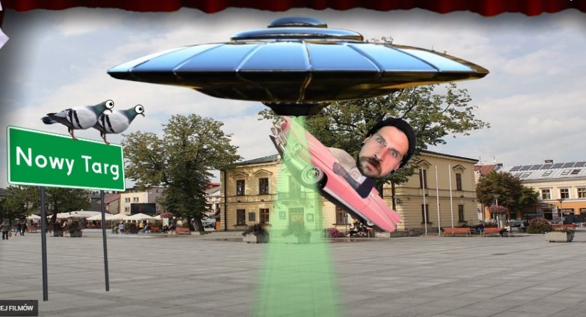 Teoria spiskowa i UFO na środku nowotarskiego rynku