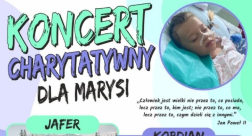 Koncert charytatywny dla Marysi 