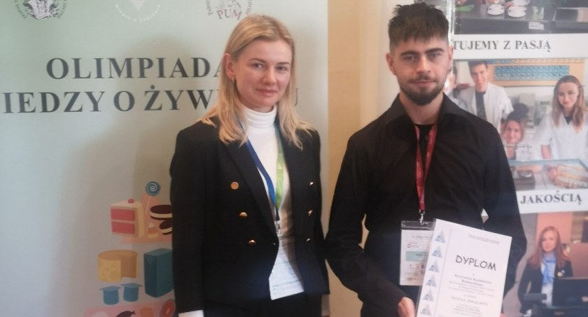 Olimpiada Wiedzy o Żywieniu w Szczecinie - sukces ucznia z ZSCKR Nowy Targ