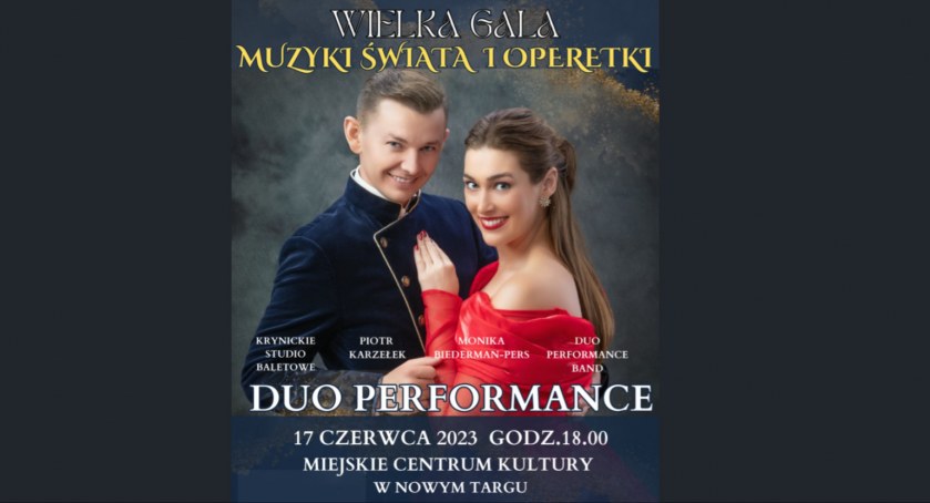 Wielka gala muzyki świata i operetki w Nowym Targu 