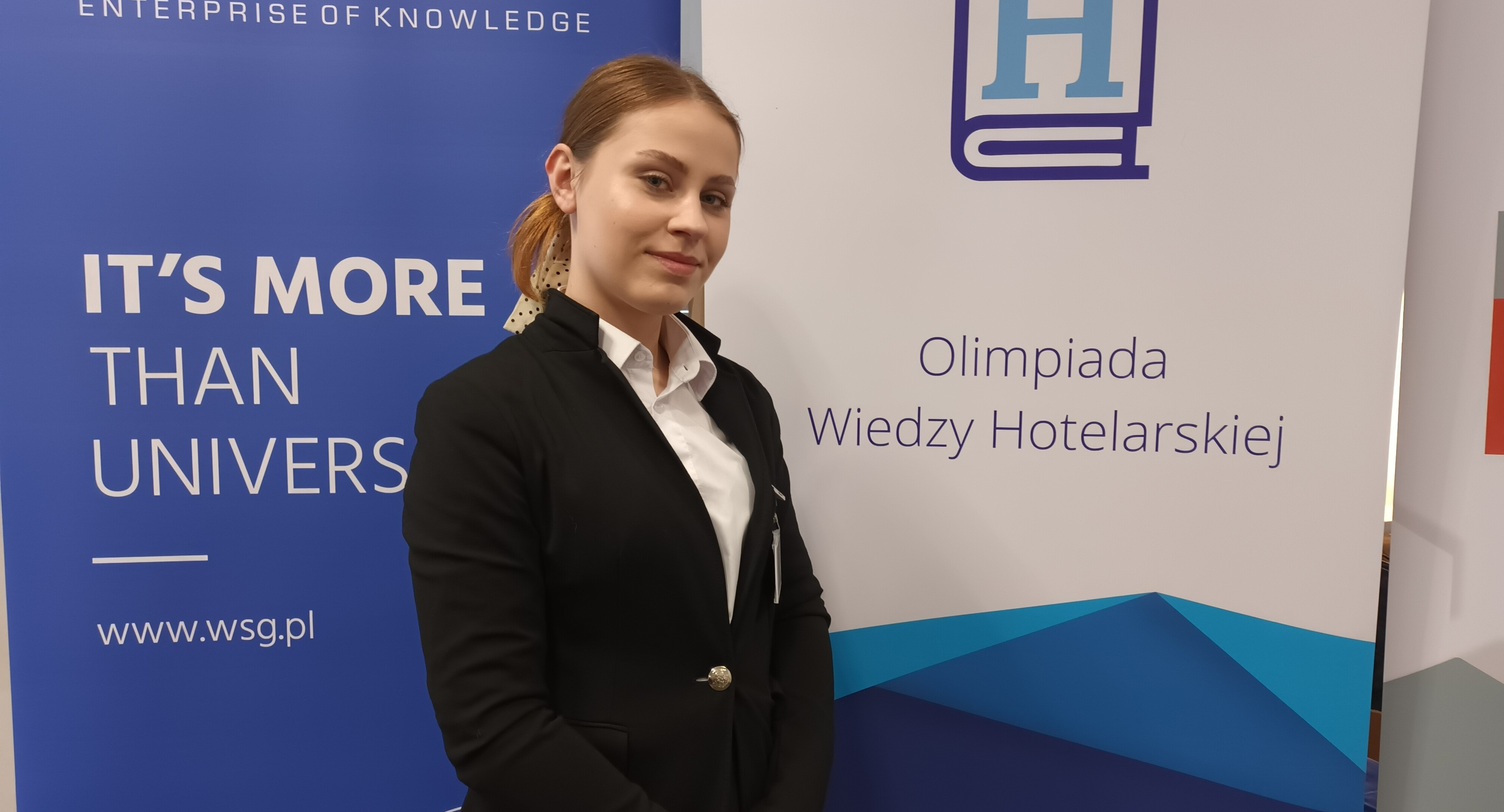 Wiktoria Spyrka laureatką XIV Olimpiady Wiedzy Hotelarskiej