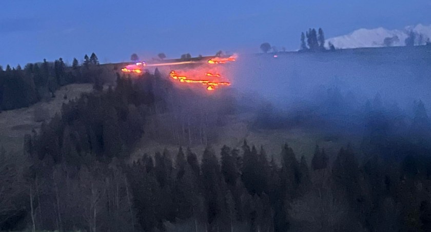 Wielki pożar na Bachledówce