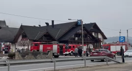 Pożar w restauracji w Spytkowicach