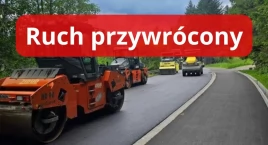Zakończono prace drogowe w Sromowcach Wyżnych