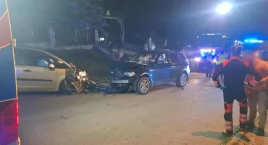 Dzieci poszkodowane w zderzeniu czołowym w Leśnicy - kierowca z promilami