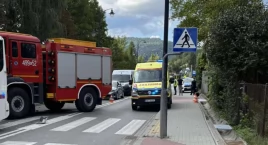 Poważne zdarzenie drogowe w Krościenku nad Dunajcem …