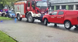 Akcja strażacka w szkole po rozpyleniu gazu pieprzowego 
