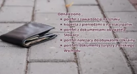 Portfele, dokumenty i koperta z pieniędzmi trafiły d…