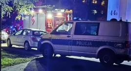 Pożar w piwnicy bloku przy al. Tysiąclecia w Nowym Targu