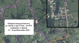 Zamknięcie drogi powiatowej w Ratułowie - kierowcy p…