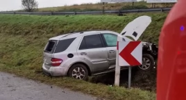 Kierująca straciła panowanie nad samochodem