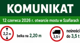  Most w Szaflarach znów otwarty. Kierowców czekają j&hellip;