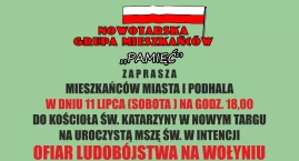 Nowy Targ uczci pamięć ofiar ludobójstwa na Wołyniu &hellip;