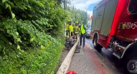 Drzewo spadło na rowerzystów w Białce Tatrzańskiej. &hellip;