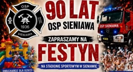 OSP Sieniawa świętuje 90-lecie - strażacy zapraszają&hellip;