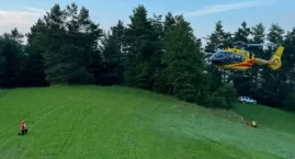 Groźny wypadek na szlaku w Gorcach. Ratownicy przypo&hellip;