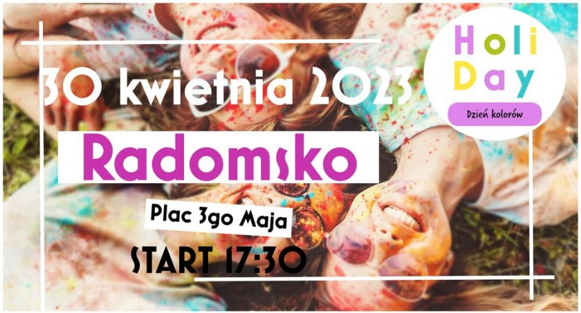 Święto Kolorów w niedzielę 30 kwietnia na placu 3 Maja. Będą też inne atrakcje