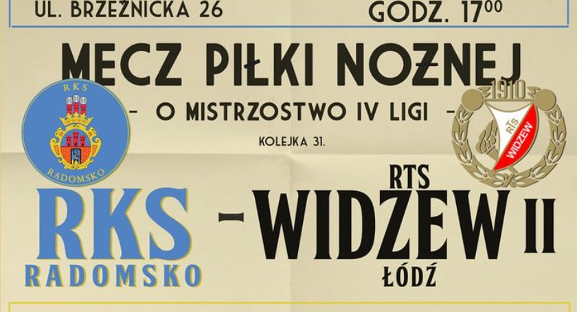 Mecz piłki nożnej o Mistrzostwo IV Ligi. W najbliżą sobotę Żółto-Niebiescy będą walczyć o punkty z Widzewem II Łódź