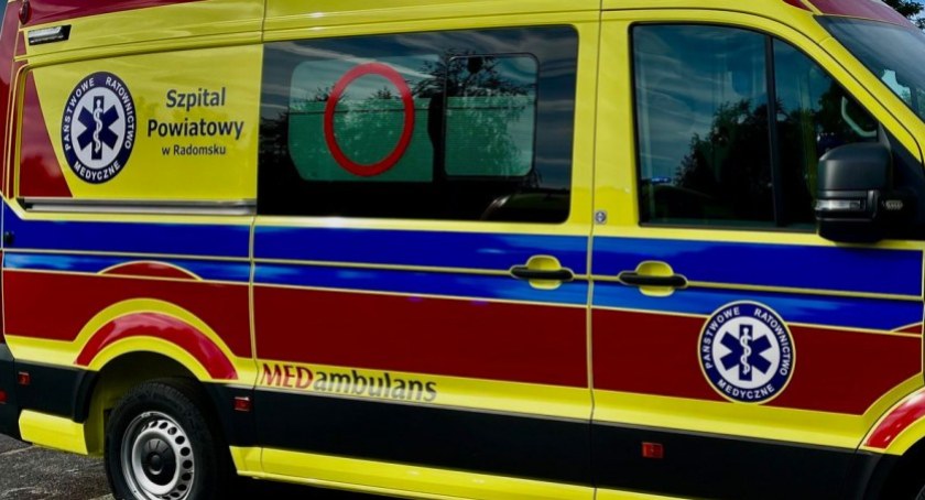 Wypadek w gminie Przedbórz. Ranny wiceprzewodniczący rady miejskiej
