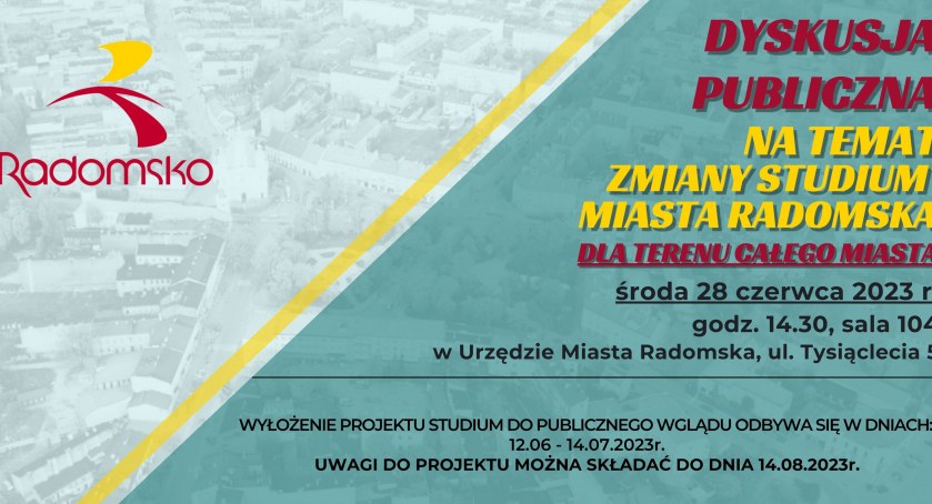 Już w środę 23 czerwca weź udział w tworzeniu najważniejszego dokumentu planistycznego miasta