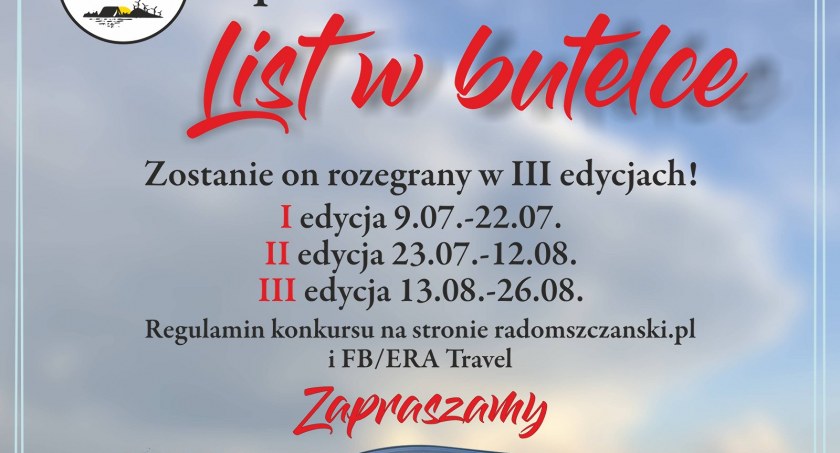 Rusza letni konkurs „List w butelce”. ERA Travel zaprasza do zabawy w poszukiwaczy