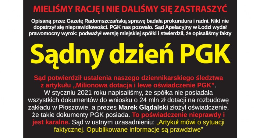 O czym przeczytasz w nowym wydaniu Gazety Radomszczańskiej